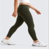 CRZ YOGA Girls Butterluxe Crossover Leggings Olive Green XX-Large view 4
