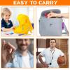 Hollowfly 200 Pcs Emergency Whistles with Keychains Aluminum Extra Loud Survival Safety Waterproof Whistle Key Chain Bulk for Outdoors Sports Referee Lifesaving Training view 4