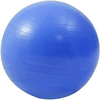MDybf Fitness Ball Professional Pilates Ball Fitness Yoga Ball 75cm, Suitable for Home Gym Office Fitness Balance Birth Aid Ball (Color : Blue, Size : 45cm)