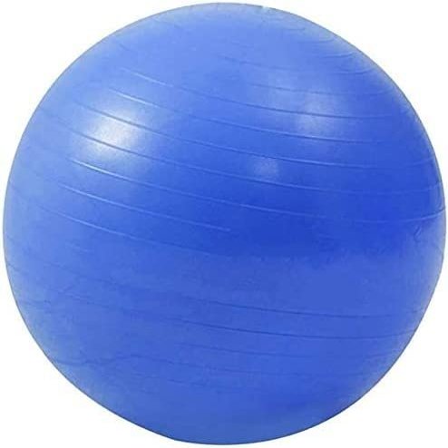 MDybf Fitness Ball Professional Pilates Ball Fitness Yoga Ball 75cm, Suitable for Home Gym Office Fitness Balance Birth Aid Ball (Color : Blue, Size : 45cm)