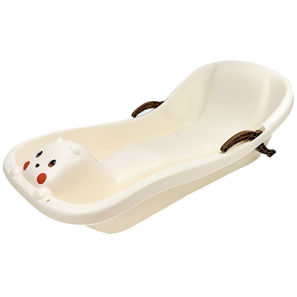 Children's Double Sledge, Thick Wear-Resistant Sledge, Plastic Snow Sled, Winter Snow Sleds