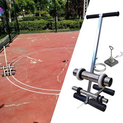 NOBIFT Basketball Court Marking Kit - Professional Tool for Driveway, Asphalt or Concrete - Create Clear Lines with Marking Tape Roller - Ideal for Home Courts