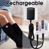 IFWATER Heated Socks for Men Women Rechargebale Electric Washable Heated Socks for Chronically Cold Feet Winter Novelty Sports Socks for Camping Hiking Motorcycle Skiing Socks (Black-Large, Large) view 2