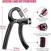 5-in-1 Exercise Set: Hand Grippers, Finger Exerciser, Grip Rings & Stress Relief Balls - Perfect Workout Equipment for Women & Athletes with Adjustable Resistance Vertical Foregrip view 3
