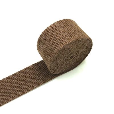 Webbing Strap Cinta De Lona De Polister Y Algodn, Accesorio para Cinturn De Costura, 3 Yardas, 32mm, Novedad Heavy Cotton Webbing (Color : Brown)