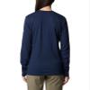 Columbia Women's Hidden Haven Long Sleeve Tee, Collegiate Navy/Floral Emblem, X-Small view 2