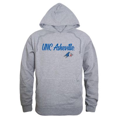 W Republic 558-471-HG2-02 University of North Carolina at Asheville Bulldogs Script Hoodie Heather Grey - Medium