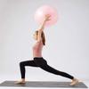 MDybf Fitness Ball Professional Pilates Ball Fitness Yoga Ball 75cm, Suitable for Home Gym Office Fitness Balance Birth Aid Ball (Color : Grey, Size : 55cm) view 3