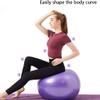 MDybf Fitness Ball Professional Pilates Ball Fitness Yoga Ball 75cm, Suitable for Home Gym Office Fitness Balance Birth Aid Ball (Color : Grey, Size : 55cm) view 4