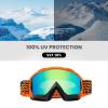 Zsling OTG Ski Snow Goggles Men Women Youth Teens UV Protection Anti Fog Snowboard Goggles Motocross UTV MX Snow Sport Goggles view 2
