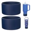 2-Pack Silicone Boot for Stanley 30-40oz Cups,Bottom Protector Accessories for Stanley Cup,Boots Non-Slip Noise Reduction for Quencher H2.0 40oz 30oz IceFlow 20oz 30oz & for HydroFlask 12-24oz Bottle view 1