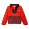 Columbia Youth Unisex Sequoia Grove Full Zip Fleece, Spicy/Black/Spice, X-Large view 1