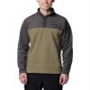 Columbia Men's Steens Mountain Half Snap II, Stone Green/Shark, X-Large view 1
