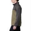 Columbia Men's Steens Mountain Half Snap II, Stone Green/Shark, X-Large view 3