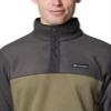 Columbia Men's Steens Mountain Half Snap II, Stone Green/Shark, X-Large view 4