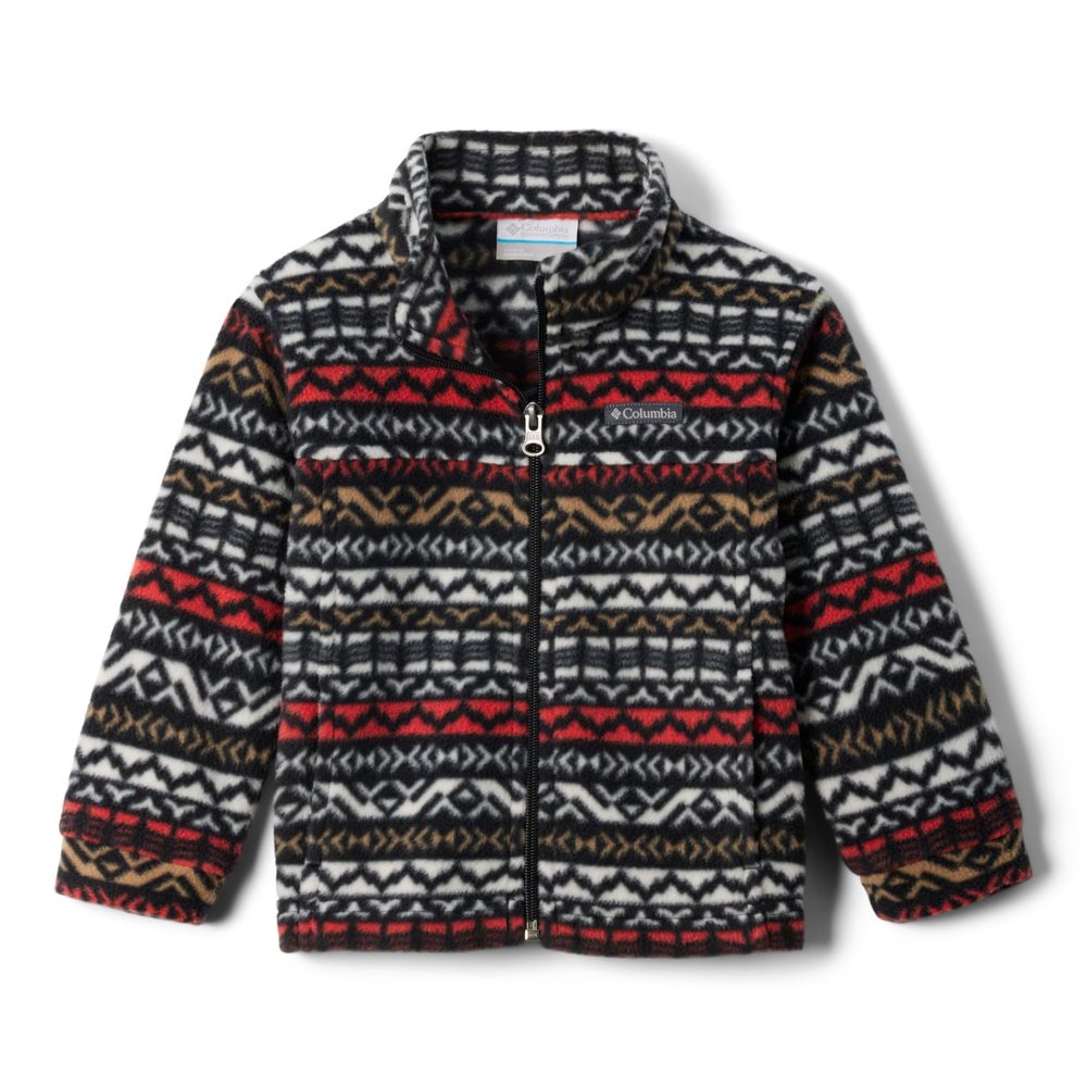Columbia Youth Boys Zing III Fleece, Black Madras, X-Large