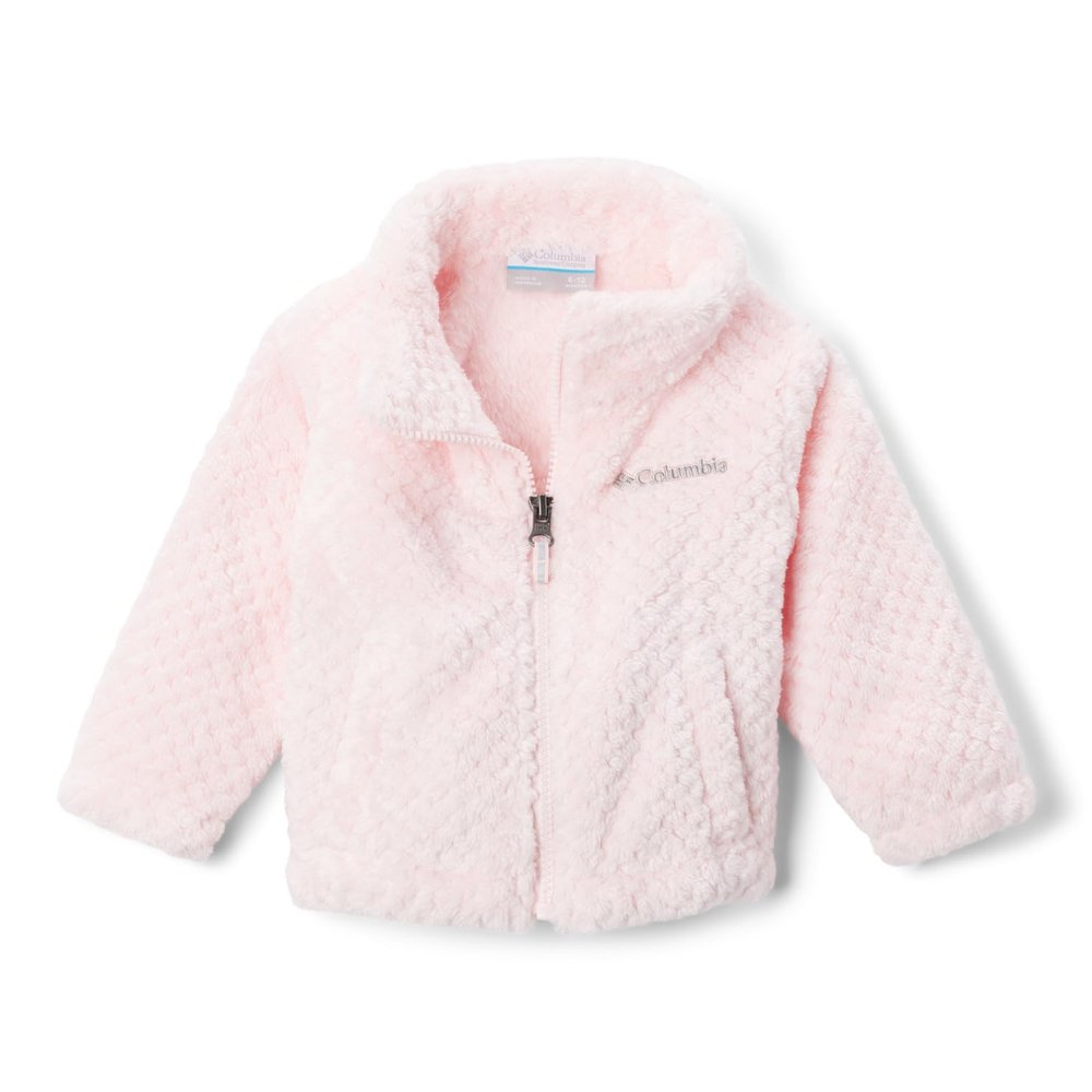 Columbia Youth Girls Fire Side Sherpa Full Zip Fleece Jacket, Satin Pink, Large