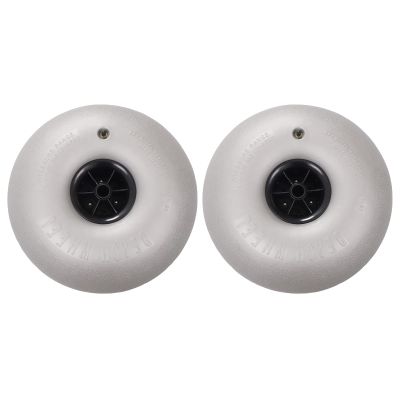 Goudergo 16 inch Beach Inflatable Wheels,2 Pcs Replacement Sand Tires for Kayak Dolly, Canoe Cart and Buggy,Up to 176.36 pounds