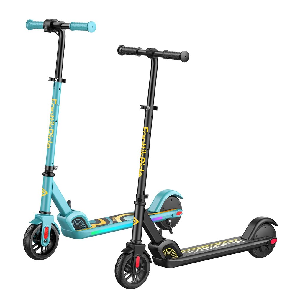 FanttikRide C9 Electric Scooter Black & FanttikRide C9 Pro Electric Scooter Blue