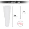 Linkidea Kids Soccer Leg Sleeve with Shin Guard Straps, Elastic Compatible with Grip Socks, Best Alternative to Soccer Athletic Socks for Child 6-8 Years (White) view 2