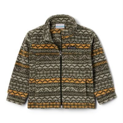 Columbia Youth Boys Zing III Fleece, Sunstone Madras, X-Large
