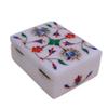 craftslook Marble Inlay Jewelry Box 4x3  Handmade Floral Trinket & Ring Organizer, Shiny Decorative Marble Box, Unique Inlay Art, Perfect Birthday Gifts & Elegant Home Decor for Women view 1