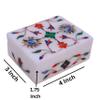 craftslook Marble Inlay Jewelry Box 4x3  Handmade Floral Trinket & Ring Organizer, Shiny Decorative Marble Box, Unique Inlay Art, Perfect Birthday Gifts & Elegant Home Decor for Women view 2