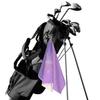 FZDXZJJ Custom Golf Towels for Women Personalized Golf Towel with Name Or Text for Golf Bags with Clip Golf Gifts for Golf Fan, Funny Golf Lover Gift for Women Mom Wife Girlfriend -Gradient Purple view 2