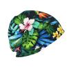 Beanie,Beautiful Hawaiian Floral Beanie Hat Men Skull Cap Women Knit Slouchy Hat Stocking Hats Knitted Hat Black view 4