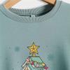ESIKAH All Booked For Christmas Sweatshirt Funny Christmas Sweatshirt Holiday Xmas Shirt Women Crewneck Reading Pullover Tops Wine Red view 3