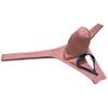 Jaxu Men's Spandex Bulge Pouch Thong Underwear Ball Out Bikini T-back Shiny Solid Tangas Coral Pink M view 4