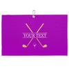 FZDXZJJ Custom Golf Towels for Women Personalized Golf Towel with Name Or Text for Golf Bags with Clip Golf Gifts for Golf Fan, Funny Golf Lover Gift for Women Mom Wife Girlfriend -Dark Magenta view 1