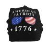 Beanie,American Patriot 1776 Celebrate Freedom Beanie Hat Men Skull Cap Women Knit Slouchy Hat Stocking Hats Black view 2