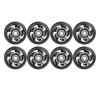 UZIAH Inline Skate Wheels Roller Skating Wheel Skate Brake Wheel with ABEC-9 Bearings 72mm 76mm 80mm 90A Hockey Pack of 8,A,76mm view 1