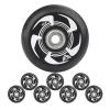 UZIAH Inline Skate Wheels Roller Skating Wheel Skate Brake Wheel with ABEC-9 Bearings 72mm 76mm 80mm 90A Hockey Pack of 8,A,76mm view 2