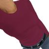 Afibi Women Ribbed Long Sleeve Crew Neck Slim Fit Stretchy Basic T Shirts Tops (X-Small, Burgundy) view 3