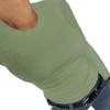 Afibi Women Ribbed Long Sleeve Crew Neck Slim Fit Stretchy Basic T Shirts Tops (X-Small, Green) view 3