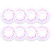 UZIAH 8 Pack 72mm Inline Skate Wheels Skates Replacement Wheels with LED Light Up Skating Wheels Luminous Wheels,Pink,72mm view 1