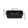 BQLZR 4.2x1.9cm Luggage Bottom Side Stand Feet Plastic Feet Pads w/Screws Pack of 4 view 4