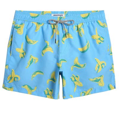 maamgic Mens Swim Trunks 5 Inch with Mesh Lining, Quick Dry Mens Bathing Suit, Swim Shorts for Swimming and Beach, Large