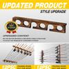 Ghosthorn Holds Up to 6 Rods Fishing Pole Rod Racks Wall or Ceiling Mounted Fishing Pole Rod Holders for Garage Storage Organizer Fishing Gear Equipment for Men Women view 3
