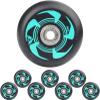 UZIAH Inline Skate Wheels Roller Skating Wheel Skate Brake Wheel with ABEC-9 Bearings 72mm 76mm 80mm 90A Hockey Pack of 8,B,80mm view 2