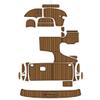 Algasan Boat EVA Faux Teak Decking Floor Compatible with 2001 Bayliner 2655 Swim Platform Cockpit Pad Boat EVA Foam Faux Teak Floor Mat view 1
