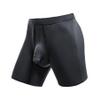 Zoelizece Dual Pouch Mens underwear Elephant Trunk Boxer Briefs Lifting Athletic Supporter (Grey-6XL) view 1