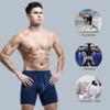 Zoelizece Dual Pouch Mens underwear Elephant Trunk Boxer Briefs Lifting Athletic Supporter (Grey-6XL) view 2