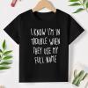 Kids Toddler Baby Unisex Spring Summer Letter Print Cotton Short Sleeve Tshirt Clothes Girls Size 16 Clothes (Black, 1-2 Years) view 4