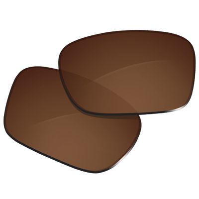 Glintbay 100% Precise-Fit Replacement Sunglass Lens for Oakley Conductor 8 OO4107 - Polarized Brown