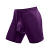 ZoeZoelizece Dual Pouch Mens underwear Elephant Trunk Boxer Briefs Lifting Athletic Supporter (Purple-2XL) view 1