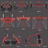 QUKAN Chest Expander Muscle Fitness Arm Training Bodybuilding Equipment Pull Back Muscle Arm Exerciser Home Fitness Equipment for Home Gym Exercise view 2