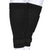 Linkidea Kids Soccer Leg Sleeve with Shin Guard Straps, Elastic Compatible with Grip Socks, Best Alternative to Soccer Athletic Socks for Child 6-8 Years (Black) view 3
